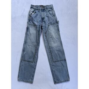 BDG Urban Outfitters High Rise Carpenter Jean Denim Light Jeans Blue Size 24